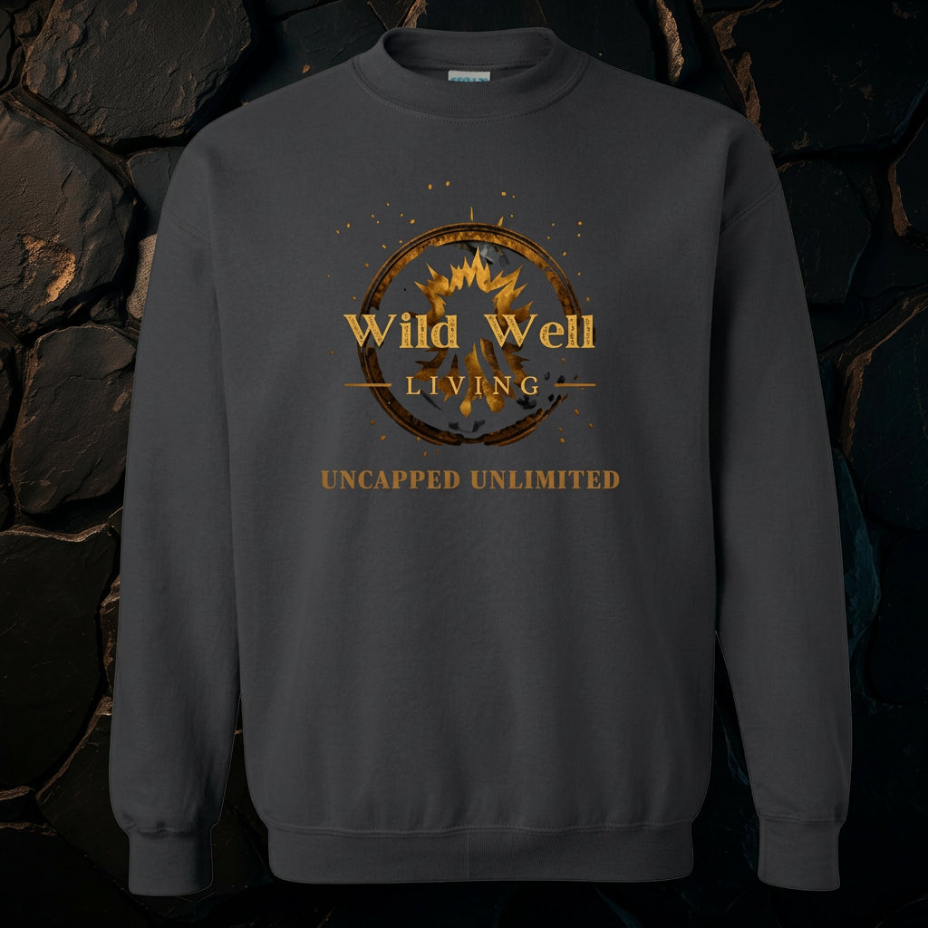 Wild Well Living Crewneck — Uncapped Unlimited